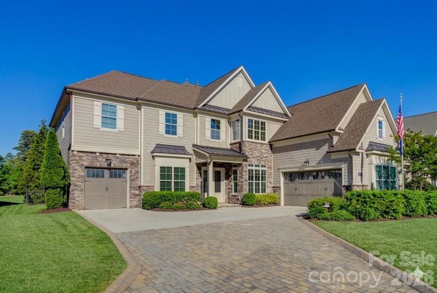 Beautifully maintained home nestled on a wonderful lot overlooking the 16th green of The Palisades Country Club golf course. This spacious 5-bedroom, 4½-bath residence showcases thoughtful upgrades throughout.

Upon entering, you are welcomed by an impressive two-story staircase, captivating views through large windows in the great room, a private office with French doors, and a formal dining room. The chef’s kitchen features high-end cabinetry, a tasteful tile backsplash, a generous island, a gas stove, stainless steel appliances, and a convenient butler’s pantry.

From the kitchen, step onto the generous screened-in porch with a stone fireplace—an inviting space to enjoy stunning fairway views. The family room boasts a striking floor-to-ceiling stone fireplace flanked by built-in cabinetry on both sides. A bedroom on the main floor includes its own private bath, offering comfortable accommodation for guests or family.

The owner’s suite is a true retreat, featuring a spa-like master bath with a large soaking tub, fully tiled shower, dual vanities, and spacious his-and-hers closets. The second floor also includes an ensuite bedroom and two additional bedrooms, sharing a hall bath. A fenced-in private backyard provides both security and tranquility.