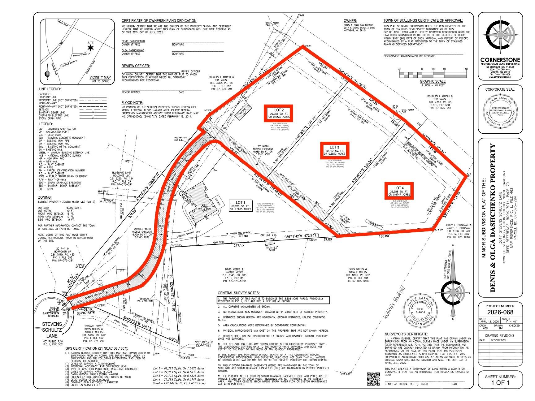 3017 Stevens Schultz Lane Lot 2-4