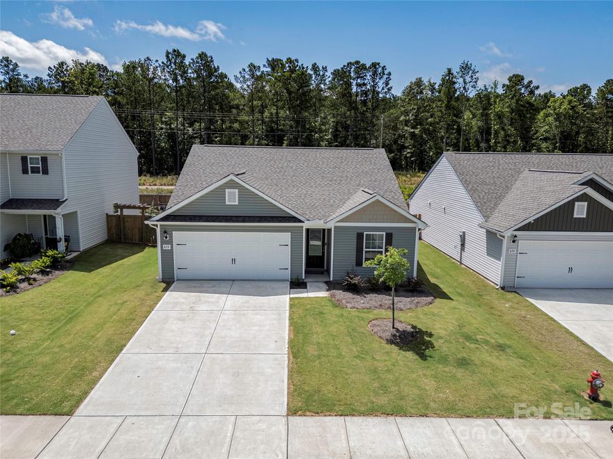 Charming One-Level Home only 20 minutes from Rock Hill. Discover the perfect blend of comfort and convenience at 672 Lamorak Place in Richburg, SC. This beautifully maintained, fully fenced home offers easy one-level living with an open floor plan. The bright kitchen boasts granite countertops and Whirlpool stainless steel appliances, including a refrigerator, oven, microwave, and dishwasher. A Samsung washer and dryer also convey.

Situated just off I-77, this home provides quick access to Rock Hill, SC, making commuting and shopping a breeze. Enjoy the neighborhood park and dog park, perfect for outdoor activities. Seller concession available up to $2,500 toward buyer’s closing costs with acceptable offer.