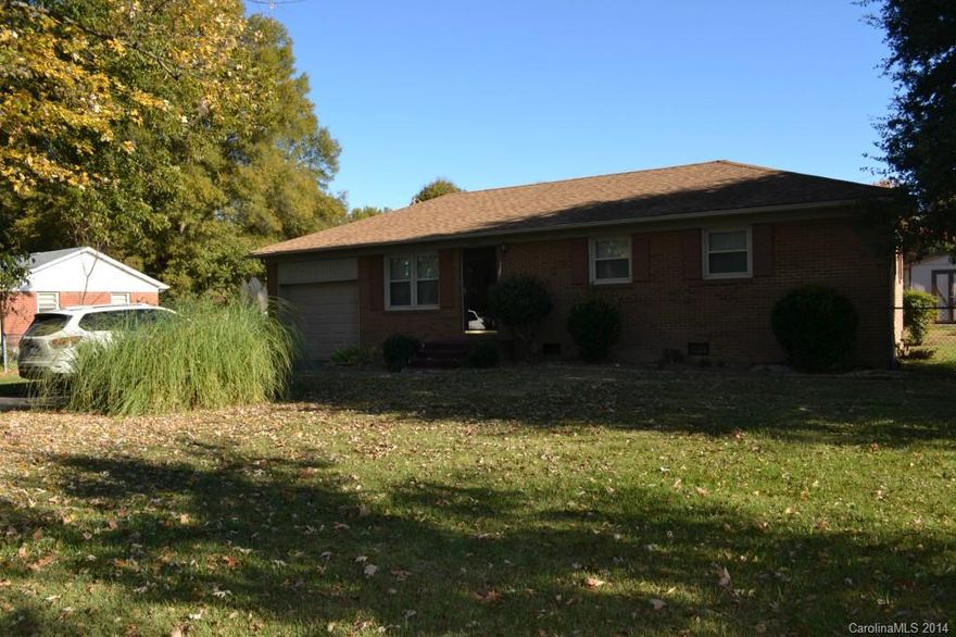 Cute, Well maintained all brick ranch on big lot with fenced yard. Big eat in kitchen with white cabinets. Home has been updated with storm doors, replacement windows, recent roof, and vinyl trim for eaves. Pecan and fruit trees in yard and plenty of space for your garden. Perfect for first time buyers or down sizing. Attached garage with remote openers. Just inside Union County and convenient to major transportation arteries. Low Stallings taxes and good schools.