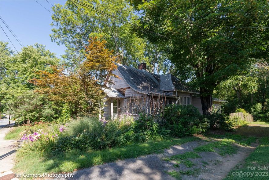 Location, location, location! This home has not been on the market in nearly 50 years. This will need a lot of vision and TLC to bring it back to its former glory. 12 foot ceilings on the main floor with tons of windows and natural light highlight the potential in this charming property. Possible space for an ADU in the back, to verify with the city. Sold as is. Walking distance to downtown Asheville, the riverside greenway, and UNC Asheville 2 blocks away. Could this be your next home or investment opportunity? Check it out before it’s too late!