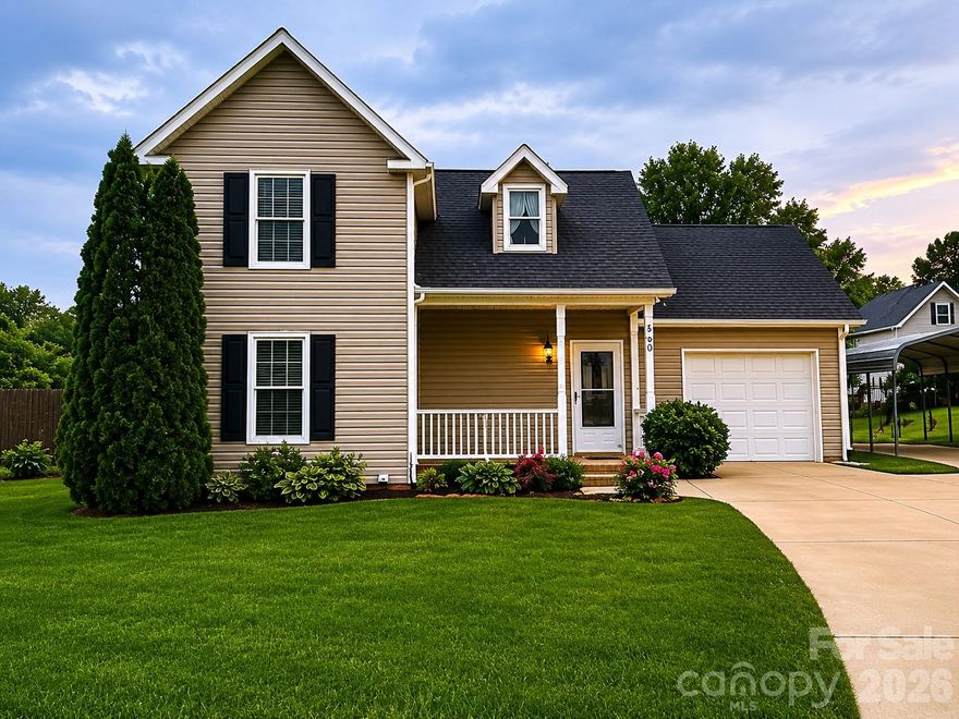 Charming Story-and-a-Half Home in the Town of Spindale. Discover the perfect blend of comfort and convenience in this well cared for beautiful 3 bedroom, 2 bath home. Featuring an attached garage and a beautiful and private screened back porch - ideal for relaxing and entertaining. HVAC is one year old and roof is appx. 4 yrs old. Nice wired outbuilding is great for storage and/or workshop. Located just minutes from shopping, restaurants and schools - everything you need is right at your fingertips. Move-in ready!