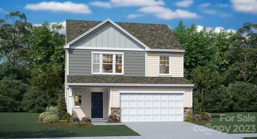 NEW 5 Bedroom - Emerson plan has the Owner Suite on the 1st floor with 4 more bedrooms upstairs.   The open design and huge loft upstairs will blow you away with the space to spread out in. Powder room right off the hallway. Kitchen open to family room  Shaker Cabinets and large Island. Large Kitchen Pantry. Upstairs are 4 bedrooms and LOFT that can be a great extra family area. Greenbriar is Conveniently located with easy access to golf courses in Statesville Country Club within close proximity, shopping, highway entrance, and downtown dining. Parks such as Caldwell Park with tennis courts and Playground, Greenway trails, and Town Leisure Pool nearby also located near community. Lake Norman State Park which has public swim access to the lake is in Statesville.