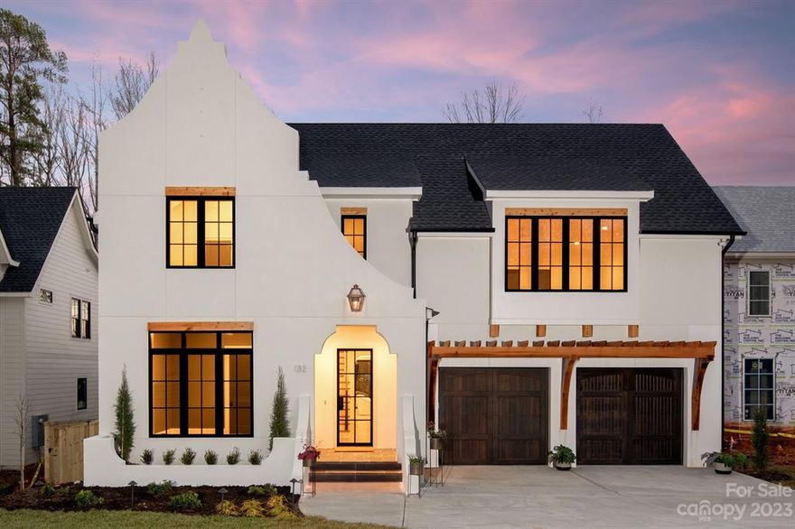 Luxury new construction on .39 acre lot in Cotswold built by THR Design Build. Stunning architectural details and custom finishes by their in-house architectural designers. Open concept on the main level includes 10 ft ceilings, dining room, spacious primary suite, full guest suite, working pantry, powder, and mudroom.Gorgeous gourmet chef's kitchen with custom cabinets, 48" Wolf range, Bosch dishwasher, Sharp microwave, wine cooler, and Thermador refrigerator. 6 bedrooms, bonus room, 6 and half bath, 4,855 square feet, and two car garage. Upper level includes 4 bedrooms, 4 bathrooms, large bonus room, laundry room, and second primary suite.Other features include hardwood floors, quartz countertops, custom shelving in all closets, and solid core interior doors. Oversized Ply-Gem Mira aluminum windows and a steel front door. Completely sealed and waterproofed crawl.Rinnai tankless water heater and two Trane high effic heat pumps. Close proximity to Cotswold Village and SouthPark.