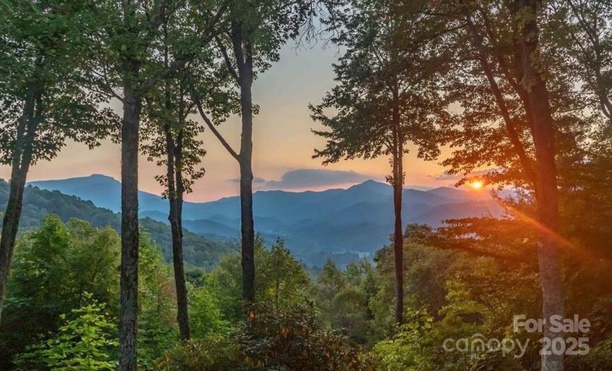 Majestic 10.75-acre mountain estate with breathtaking panoramic views of Grandfather Mountain, Beech Mountain, Sugar Mountain, and more. Must be seen - photos cannot do it justice! Nestled in a gated enclave of just four homes, this 5bd/4ba retreat offers maximum privacy and natural beauty. The park-like setting features centuries-old Hemlocks, a small orchard, and gardening shed with hot/cold water. Inside, the great room boasts soaring ceilings, rich oak walls, a magnificent stone fireplace, and large windows to take in the glorious views of Grandfather Mountain and beyond. The kitchen offers ample counter space, generous storage, and a walk-in pantry. A heated/cooled garage includes a full bath (space not counted in total). Recent upgrades-new roof 2022 and water filtration 2025. Whole-house generator. Located near some of the best hiking trails and scenic spots in ALL of the High Country (if you know, you know) and centrally located between Blowing Rock and Boone (~10 minutes).