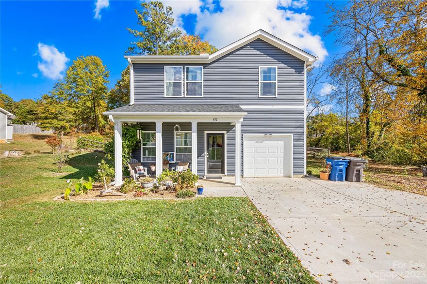 Step inside of this charming home conveniently located to Historic Downtown Statesville, I-40, and I-77.  Upon entering, you are greeted by the cozy living area and open floor plan. This 3 bedroom 2 1/2 bath home is in a great location with no HOA!  The primary bedroom offers a generous sized walk in closet and spacious bathroom.  Outside, the large fenced in yard is magnified with beautiful landscaping and plenty of room for that outdoor oasis you have always wanted.  Relax on your private back patio and escape in a good book after a long day.