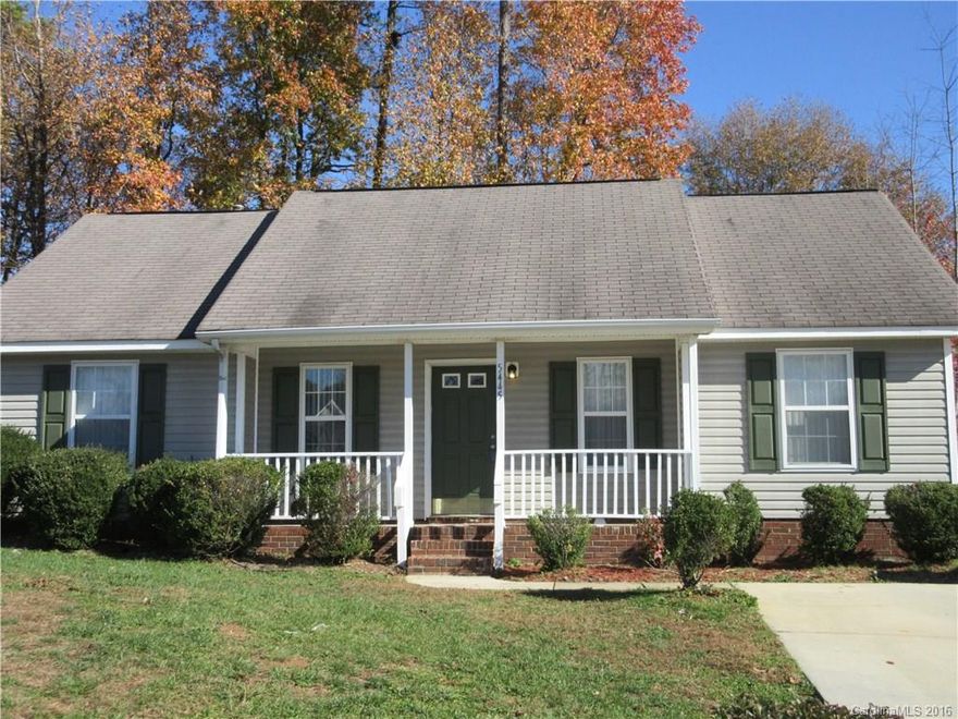 Great 3 bedroom 2 bath ranch with private back yard and nice size lot.  Lovely first home or investor property.  New carpet and new paint.  Longterm tenant just moved out and home is being measured.  Seller is motivated so view the home quickly.  Buyer to verify details about school and HOA requirements.  OWNER is in town and ready to respond quickly to all offers. If repairs are needed they will be negotiated as a credit at closing.