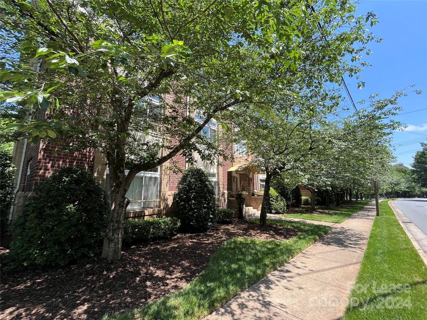 Don't miss out on this modern & quaint studio condo in Elizabeth Lofts, a great location within minutes of uptown!  The open floor plan features hardwood floors, large windows for natural lighting, and industrial styling with exposed ductwork. The eat-in kitchen is equipped with white appliances, a tile backsplash and an island with breakfast bar. The sleeping area is located off the living area complete with a walk-in closet and full bath. A stackable washer and dryer are included. This unit is located in a secure-access building with elevator access, enclosed interior hallways, and a reserved parking spot in a secured garage. Water and garbage are included in the price of rent! Nearby attractions include Central Piedmont Community College, Charlotte Country Club, dining, and many shopping options of Uptown Charlotte.