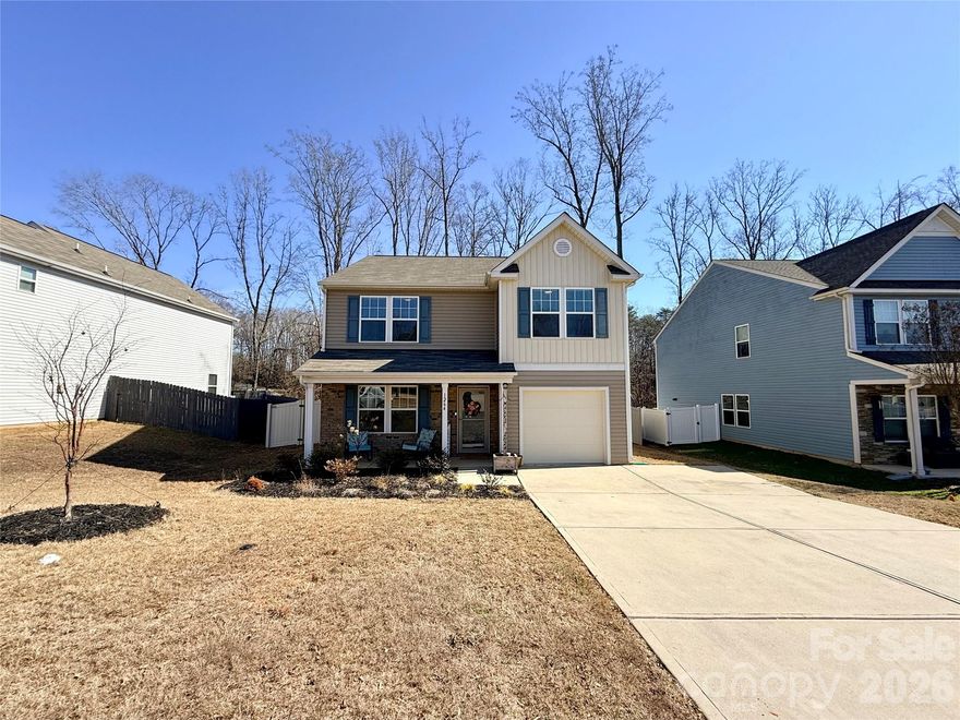 Come see this beautiful 3 bedroom, 2.5 bath home featuring a light, natural color palette throughout for a bright and inviting feel. The floor plan offers comfortable living and easy entertaining, with a seamless flow between the kitchen and main living areas. The spacious primary suite offers a private bath, plus two additional bedrooms that is perfect for family, guests, or a home office. This home is Move-in-ready and designed for modern, low maintenance living.