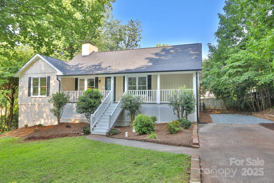 A MUST SEE - Beautifully renovated 4BR/3BA cul-de-sac home in Clemmons West w/ modern upgrades and classic charm - NO HOA! Step onto the inviting covered front porch and into a completely updated home featuring all-new flooring, interior/exterior paint, and lighting throughout. The spacious living room includes a cozy fireplace and opens to a large deck—perfect for entertaining. The kitchen boasts granite countertops, tile backsplash, stainless steel appliances, and breakfast area. The main-level primary suite offers a great retreat with a custom dual vanity, tile shower, and an oversized walk-in closet. Upstairs you'll find an additional bedroom, while the partially finished basement includes a private bedroom, full bath, large recreational space and additional storage area w/exterior access. Other highlights include a new HVAC unit (2025), fenced backyard, and so much more. Don't miss this move-in-ready gem w/ a perfect blend of comfort, space, and style!  Schedule a tour today!