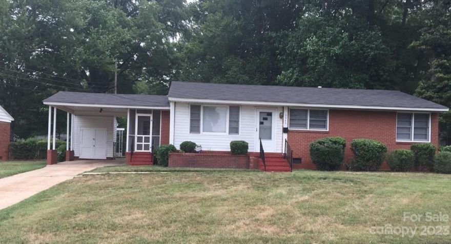 PRICE IMPROVEMENT! Come check out this classic 3 bed, 1 bath single story home. Close to the convenience of restaurants and shops but come home to a quiet corner lot. One car carport and hardwood floors all throughout home.