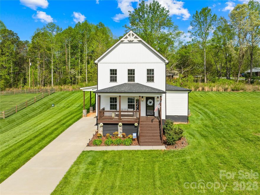 Welcome home to this better-than-new Modern Farmhouse, perfectly blending the tranquility of country-style living with the convenience of being just minutes from shopping.

Step inside and be greeted by a bright, open floor plan, ideal for effortless entertaining and comfortable conversation. The gourmet kitchen is a true centerpiece, featuring stylish floating shelves that add character and a large island—perfect for meal prep and gathering with guests.

Retreat to the primary bedroom, conveniently located on the main level. You'll love the spacious en-suite bathroom, complete with double sinks and a beautiful walk-in shower.

Upstairs, you'll find two additional bedrooms, both featuring walk-in closets and connected by a convenient Jack and Jill bathroom.

Outdoor living is easy with the great fenced backyard and a patio area featuring a built-in fire pit—the perfect spot to relax and unwind after a long day.

Come tour this exceptional home today and experience the best of both worlds!