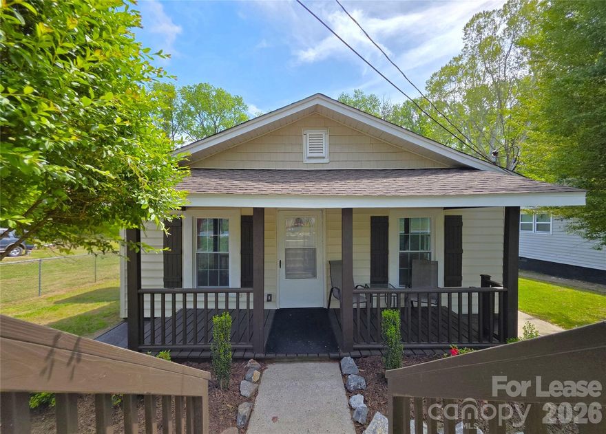 Come see this beautiful 2 bedroom, 1 bath home with front porch and large private back yard. Enjoy the stainless steel appliances and durable LVP flooring. Home has been updated with fresh neutral paint throughout. There are 2 good sized bedrooms and one full bathroom. Spacious deck built on the back of the home for enjoying the large and open backyard.

*The washer and dryer are being provided for tenant use, but if they break, it will be the tenant's responsibility to repair, or replace. If replaced, the tenant can take that appliance with them when they leave.*

No Smoking. Small pets accepted on a case by case basis. Deposit starting at $1395(pending strength of application).  Tour home at your convenience without having to make an appointment. Register with Rently for the lockbox code. All applications must be submitted online on our website. Each adult applicant 18yrs and older living in the home will be required to pay a $65 non-refundable application fee.