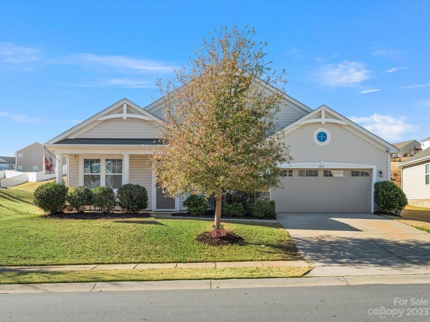 Adorable ranch home w/covered front porch in sought after Meridale. 3 br, 2 ba & office with open concept connecting living, dining, & kitchen areas together for easy entertaining. Gourmet kitchen has an abundance of cabinets & counter space w/a spacious island, stainless appliances, solid surface countertops & tile backsplash. The dining area & great room are open areas w/gas fireplace, large windows & walk out to a flagstone patio & gazebo. The yard is one of the largest in the neighborhood & the back is enclosed w/privacy fence. Primary br includes an ensuite bath w/separate tub, shower, 2 vanities & walk-in closets. Split br floorplan w/2 add. brs that share a full ba & dedicated office space w/bypass barn doors. The home is equipped w/ dedicated breaker for Electric Vehicle (240 volt-50amp breaker). Located in a super convenient location w/easy access to schools, parks, shopping, & dining. Please check out the attachments for an abundance of information on this wonderful home.