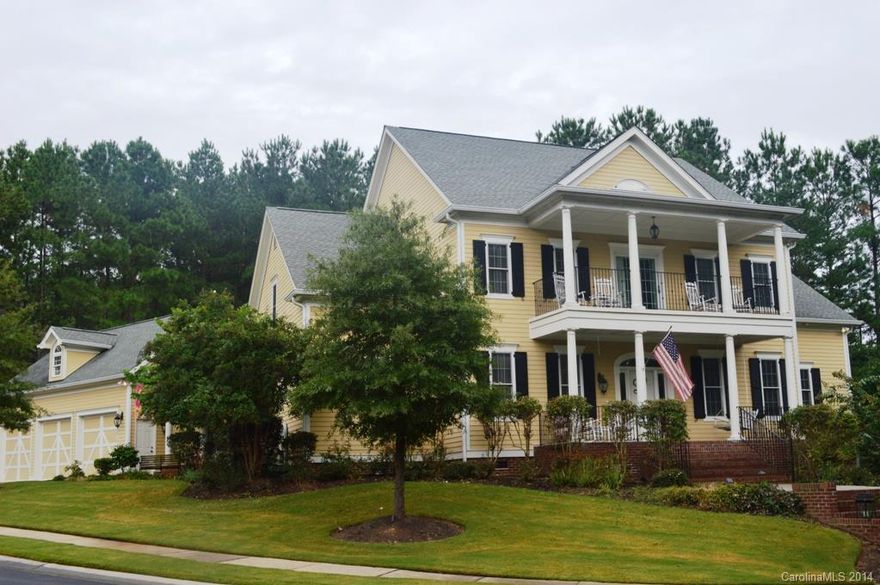 Timeless Colonial features Reclaimed Heart Pine floors,lots of kitchen roll outs drawers,computer area and study with built-ins,Laundry rooms on both floors, all bedrooms have walk-in closets with closet systems.Theater room with 108" screen, kids play room down the hall. Screened in porch and covered terrace enjoy outdoor fireplace. Pottery Barn drapes in screened-in porch,All other draperies, curtain rods and brackets do not remain.Home roughed in for elevator.