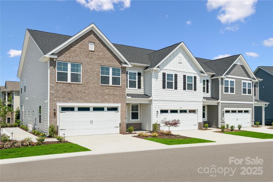 Minutes from Fort Mill’s charming, historic downtown district—known for its unique shopping and dining—The Sedgewyck offers the perfect blend of convenience and character, with easy access just off I-77. Backing to a peaceful tree line for added privacy, this thoughtfully designed 3-bedroom, 2.5-bath home is filled with features that make everyday living effortless.
Guests will appreciate the convenient street parking right out front, while homeowners enjoy a spacious 2-car garage. Inside, abundant storage includes three walk-in closets, a walk-in attic, and linen closets in every bathroom. Open and inviting living spaces flow seamlessly to the covered back patio—complete with a ceiling fan—creating an ideal spot to relax and enjoy the outdoors in comfort.
With modern design, a serene natural setting, and a prime location close to Fort Mill’s most beloved destinations, this home truly has it all. Schedule your tour today.