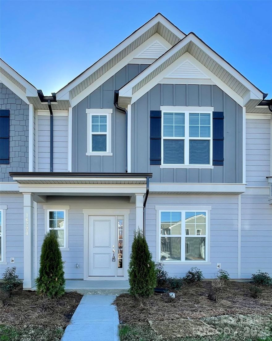 Welcome to this stunning townhouse in the heart of Charlotte, NC. This brand-new construction offers a modern, open floor plan, ideal for entertaining and everyday living. The kitchen features a stylish island, sleek granite countertops, and stainless steel appliances. The convenience of having a washer and dryer included cannot be overstated. With three bedrooms and two and a half bathrooms, this spacious townhouse provides plenty of room for everyone. The primary suite is a true oasis, offering a tranquil space to unwind after a long day. The one-car garage provides ample storage space. Spectrum internet and trash are included with rent. Located in a vibrant neighborhood, this townhouse is just moments away from shopping, restaurants, and entertainment. With vinyl plank flooring throughout the living areas, this townhouse is stylish and easy to maintain. Don't miss out on the opportunity to make this exceptional rental property your new home. No Smoking.