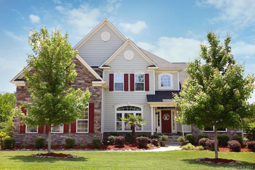 SPECTACULAR Home w/huge Walk-out Lower Level, Paver Patio & Expansive Upper Deck!  Arched windows, surr sound, intercom, butler’s pantry. Gorgeous Great Room w/coffered ceiling & wall of windows. Bright Sunroom, Private Office, Chef’s Kitchen w/huge work isl & bar, gas cooktop, double oven, granite, ss, rich cabinetry & designer tile backsplash. Luxury Master on main. Lower Level Media Rm, Rec Rm w/Kitchenette/Bar & Guest Suite. "PRIVATE LAKEFRONT PARK planned in the future for Serenity Point!"