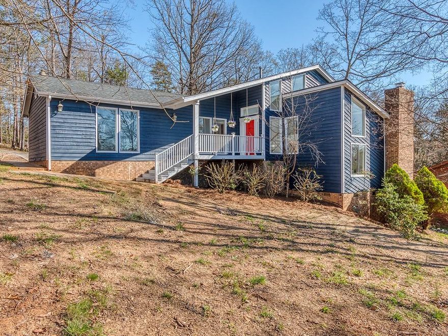 Beautiful, Move-In Ready, Mid-Century Modern Home situated on .52 acres. Conveniently located just Minutes from South Park, Ballantyne & 485 and only a Short Walking distance to Greenway. You will love the Dramatic Split Entry w/ Soaring ceilings & lots of light. Popcorn Ceilings Removed and Interior Painted in 2020. Laminate Flooring thru out all Living Areas & in Primary Bedroom. New Carpet installed in Secondary Bedrooms. The Open Kitchen has an Island w/ seating & plenty of Cabinet Space. SS Appliances & QUARTZ Counters. Fridge(2020), Washer(2020) & Dryer(2020) all convey w/ property. Large Primary suite w/walk in Closet. Both Primary Bathroom AND Second Full Bath have QUARTZ Counters & Ceramic Tile Flooring. The Secondary Bedrooms are nice sized & have Large Closets. Enjoy the Beautiful, Private, Treed yard from the Covered Back Deck. Fenced Yard. Roof 2020. There is also plenty of storage in the Stand up Crawl Space for Yard Equipment on the right side of the house.