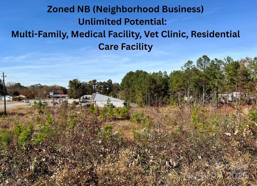 Prime Multi-Family Development Opportunity in Lancaster, SC! This 1.18-acre parcel is perfectly situated for your next project, featuring Professional Business zoning that offers flexibility for a wide range of uses. Whether you’re looking to build duplexes, triplexes, quadplexes, or single-family and two-family homes, this site has you covered. Commercial uses, including event centers, are also permitted, making it a versatile location for both residential and business development. For a complete list of approved and conditional uses, consult the Lancaster SC Unified Development Ordinance Update. Don't miss out on this exceptional opportunity!