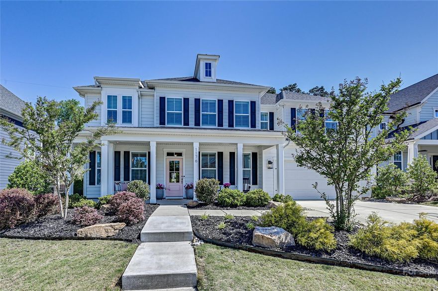 Video: https://vimeo.com/user177831674/review/823321925/a46beef885  Your dream home awaits in Masons Bend, just a short commute to uptown via I-77. This Stonefield model craftsman-style home w/ a farmhouse feel is the perfect mix of modern convenience & upscale charm. With a deep wooded lot, you are afforded both the serenity & privacy you seek. The open floor plan integrates a stunning kitchen w/ a huge quartz island & offers ample space to relax & entertain in style. The 2nd floor boasts a large owner's room & spa-like ensuite w/ upgraded tile shower & frameless glass doors plus a separate soaking tub. Amenities include a clubhouse w/ a fitness center, multiple green areas, a playground, and 2 outdoor pools! Walking trails are woven throughout the neighborhood & along the Catawba River. Kingstown Elementary being right in the community brings about visions of kids riding bikes to school. We invite you to view this home in person-with over 135k in upgrades, there are too many to list.