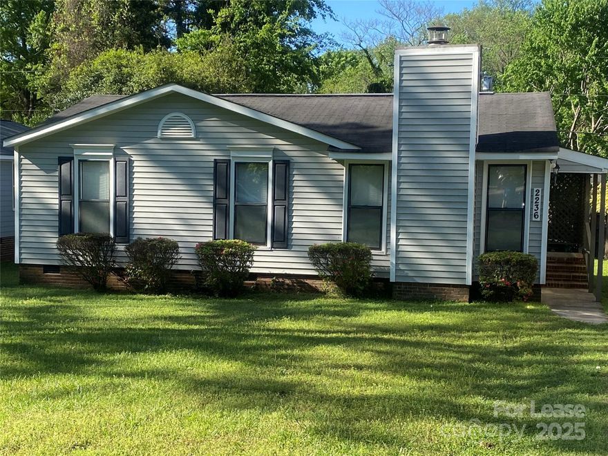 Convenient living in this all-electric ranch in Chantilly Neighborhood! You’ll be within minutes of some of Charlotte’s most desirable shopping and dining attractions and the gorgeous communities that house them!  Easy access to Uptown Charlotte. This charming home boasts many conveniences inc. w/d conn., a separate dining area, and a decorative fireplace (NW) in the living room! The bright kitchen includes appliances and is conveniently situated in the rear of the home-providing easy access to the rear deck- great for entertaining!