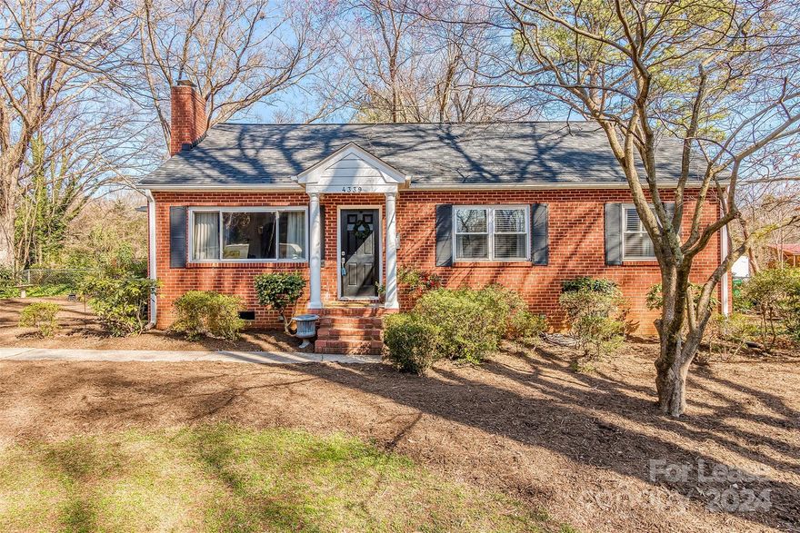 Charming 1-story ranch sitting on close to a half-acre.  Home features original hardwoods and tile in kitchen/bath.  Kitchen has been tastefully updated with white cabinets, granite countertops and stainless-steel appliances.  Home also offers screened in porch, gas fireplace, fully fenced yard and large unfinished walk-up attic.  Cotswold Shopping Center is minutes down the road and home is a short drive to Uptown and Southpark!