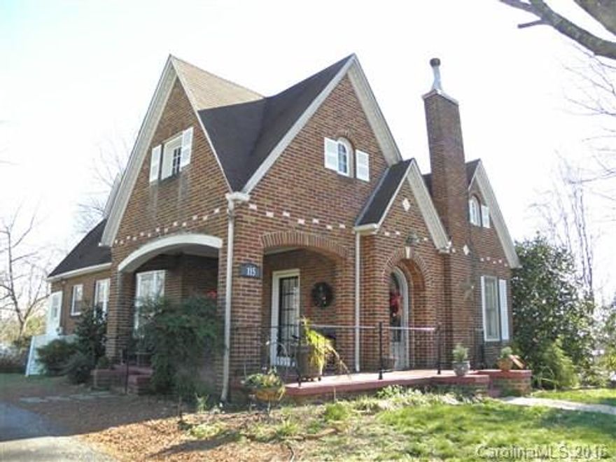 Charming 1930's home, FP, hardwood floors, updated kitchen, breakfast area and dining room. Large bedrooms with good closet space share an updated hall bath. Lots of character throughout with arched doorways, sitting area, large moldings and more. The 2nd story attic has tall ceilings and lots of room, this could easily be turned into heated living space. Zoned for commercial and residential use.