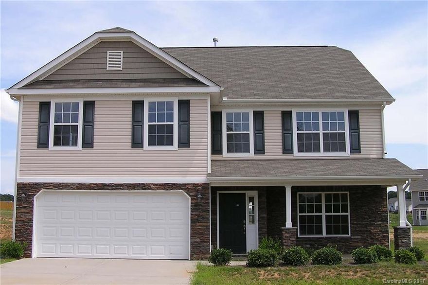 Very nice 4 bedroom home with a 2 car garage in Monroe, NC! The kitchen has an island and the appliances include the dishwasher and range. Fireplace in the living room. Very spacious home!!