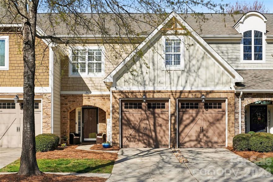 Welcome to 8432 Loxton! This gorgeous 3-bedroom townhome is in the highly desirable Vineyards at Lake Wylie neighborhood! This beautifully maintained home offers comfortable living with modern style and convenience in one of Charlotte’s most amenity-rich neighborhoods. This community is equipped with a resort-style pool, fitness center, tennis and pickleball courts, a dog park and scenic walking trails around the lake.

Inside, you’ll find a spacious and inviting layout perfect for everyday living with the primary bedroom on the main level and a sunroom that’s perfect for relaxation. 

Located just 10 minutes from Charlotte-Douglas International Airport, with easy access to I-85 and I-485, this home offers the perfect blend of recreation and convenience.

Don’t miss the opportunity to own this beautiful townhome!