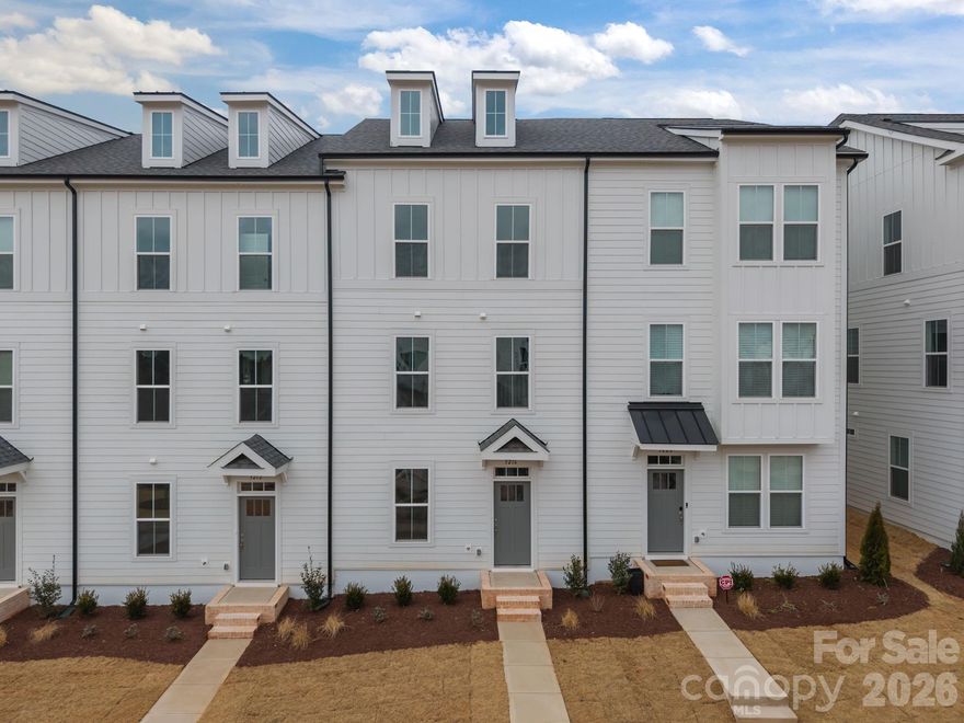 A TRUE Master Plan Community! This is more than a place to live, its also a destination! This Landon townhome offers an open flex space on the main floor and offers unmatched value without compromising on style or quality throughout. This 3 story townhome offers beautifully curated interior design finishes individually hand picked by our design team! This open floorplan with gourmet kitchen makes a great space for entertaining, or spending quiet evenings in! The difference is in the details! Location is key, and here in the River District, you are minutes from everywhere! The community itself will offer everything from pool, parks, trails to a working 2 acre farm with on site farmer to river front amphitheater and everything in between! Too much to put into words so go take a look!