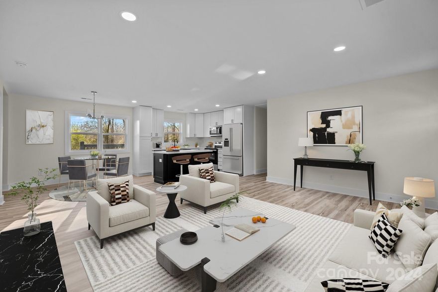 PRICE REDUCTION!! NO HOA! YOU MUST SEE this 4-bedroom, 3 bathroom BRICK home set upon a beautiful ACRE of picturesque land. Impeccably designed with modern aesthetics and thoughtful details, this residence offers unparalleled comfort and style. Inside you will find 4 spacious bedrooms and 3 full bathrooms. Open concept living area open to the modern kitchen featuring SS appliances. Primary suite is large and has a beautiful en-suite with double vanity and large walk in shower. Each of the other 2 bathrooms have been updated, providing an up to date look and style. New paint, new flooring and finishes throughout.  Outside, discover your own private acre with ample space for outdoor activities or quiet relaxation. Outdoor shed is already connected to utilities and ready to be used for a workshop or studio! Don't miss the opportunity to own this piece of PRIVACY! Located in Indian Land close to shopping and restaurants.