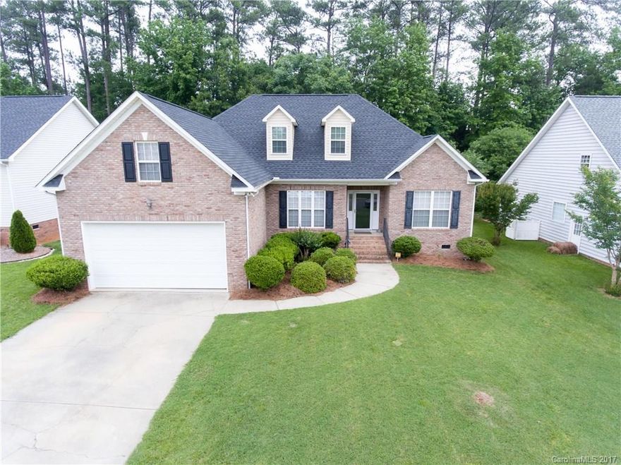 You will not want to miss out on this opportunity of living in the wonderful neighborhood of Brandyhill.  This beautiful, well cared for home features three bedrooms, two full baths and an open floor plan.  You’ll love the kitchen featuring new stainless steel stove, dishwasher and built-in microwave.  The roof and gutter system was replace in 2014.  Enjoy the summer nights entertaining or relaxing on the back deck overlooking the fenced in yard.   Welcome home!