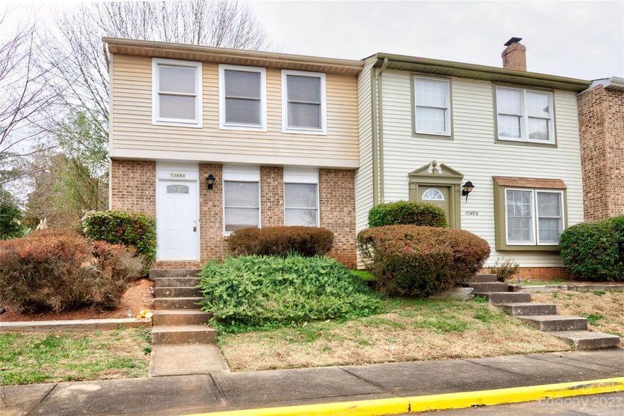 This 3 beds 1.5 baths exceptional townhome offering stylish living space. Step inside to find an inviting floor plan, and with little TLC, this property will be a great place for both relaxation and entertaining. Located in a convenient and sought-after neighborhood, this home is within close proximity to shopping, dining, and entertainment options.  Whether you're a seasoned investor or a first-time buyer looking to generate rental income, this property offers a possible great rental potential. Take advantage of the flexibility to rent out the property and capitalize on the high demand for rentals in the area. McAlpine Creek Park is just a mile away offering beautiful bike trails, walking paths and a dog park. Rental comps in the immediate area suggest this would be a great cash flowing asset for an investor. Future Silver Line light rail station has been proposed for intersection of Monroe/Village Lake Drive, just a short walk from the property. HOA covers water and sewer!