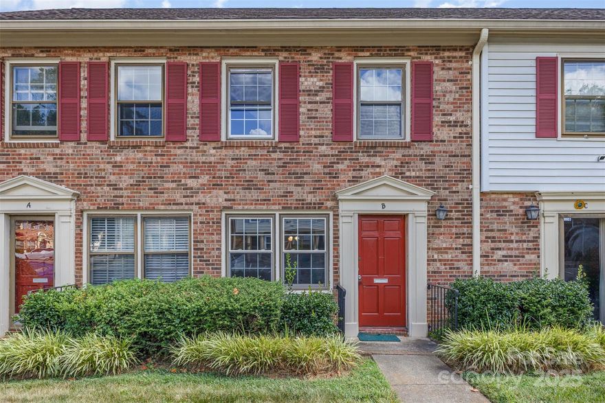 Charming and move-in ready! This beautifully updated 2-bedroom, 1.5-bath condo offers the perfect blend of comfort and style. Recent updates include brand new kitchen cabinets, countertops, backsplash, appliances and more, fresh paint, brand new carpet and LVP flooring. The spacious kitchen boasts plenty of cabinet space and is ideal for cooking or entertaining. Upstairs, both bedrooms feature generous closets. Enjoy your own private patio—perfect for relaxing with a cup of coffee or hosting friends. With two assigned parking spots, a community pool, and walking distance to Archdale light rail station just steps away, this home offers unbeatable convenience. Close to shopping, dining, and quick access to I-77. Brand new HVAC system. Would make a great investment property.