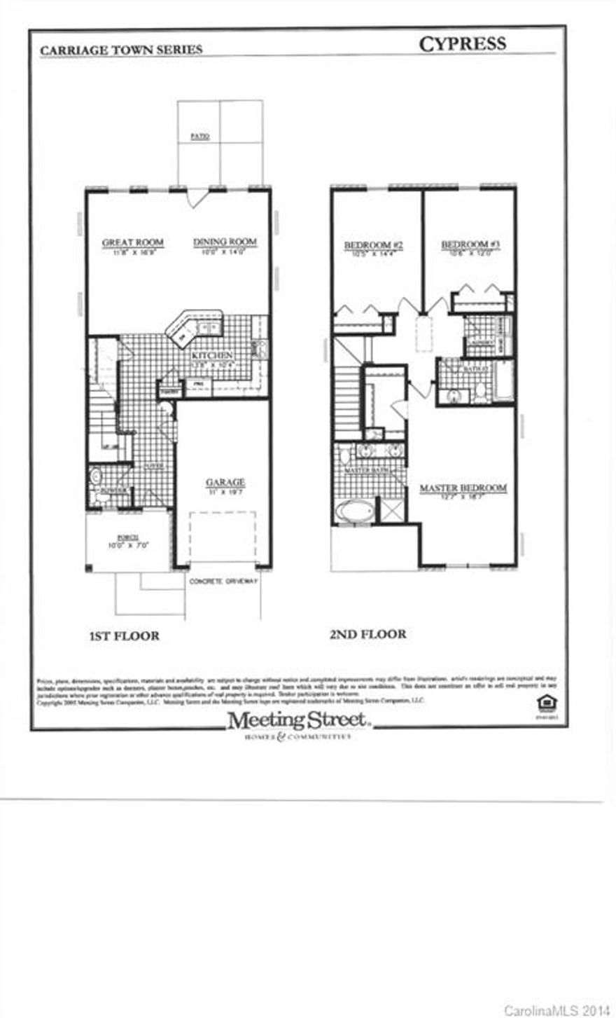 Popular Cypress floorplan.  Granite kitchen counter tops with ceramic back splash.  Wood flooring on much of main.  Ceramic floor in baths and laundry.  2 piece crown molding in general living areas.  Access to Manor House.  Attached one car garage.  Close to shopping and expressways.