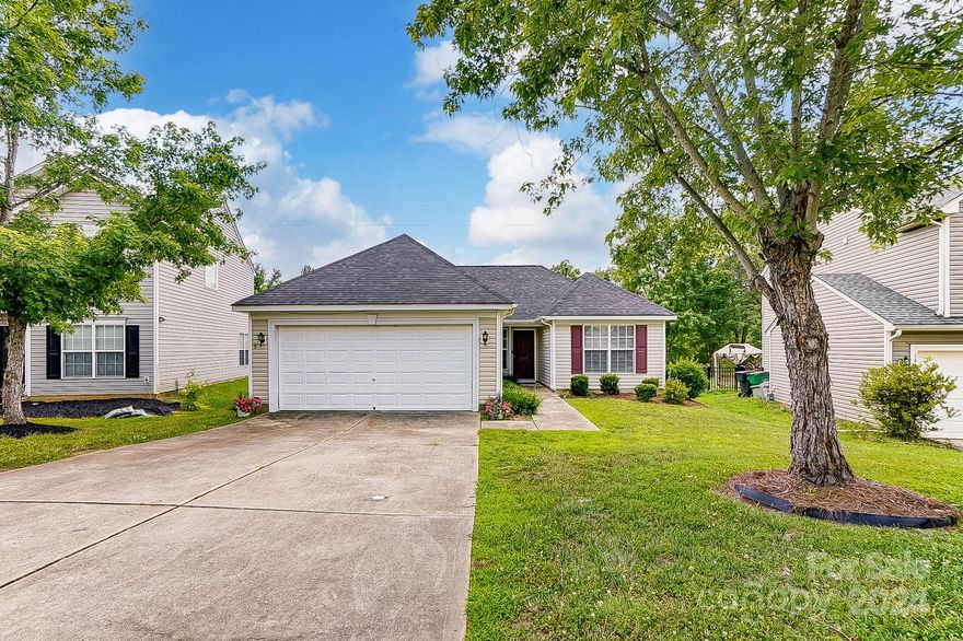 Move-in ready 3 bedroom, 2 bath ranch in a convenient location in the University area. This home has vaulted ceilings in the family room, new LVP floors, new carpet and fresh paint in agreeable gray. Brand new roof installed this year! The home sale will include the refrigerator, washer and dryer. You will LOVE the sunporch overlooking the private backyard. The community has a pool, playground and walking trails. Welcome home!