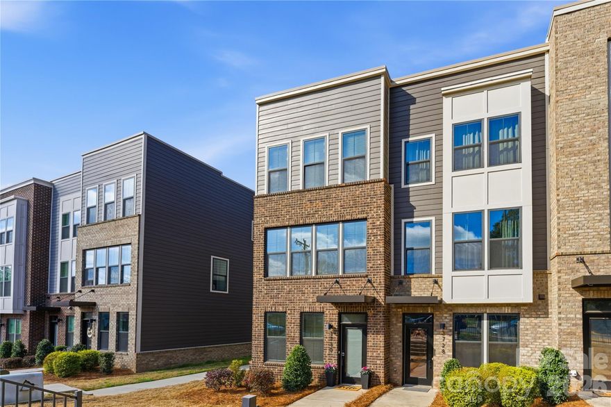 Located in the Wendover Green community in the Cotswold area, this modern three level end unit townhome offers open concept living just minutes from Uptown Charlotte. Wendover Green features both three and four level townhomes, and this Clarendon Urban floor plan delivers the space, flexibility and low maintenance lifestyle many buyers are searching for. As an end unit, the home benefits from additional natural light, added privacy and fewer shared walls compared to interior units. The entry level features a flexible bedroom currently used as a home office along with a full bath, creating an ideal setup for guests, remote work or a private workout space. This level also provides convenient access to the one car garage. Upstairs, the main living level is bright and open, designed for both everyday living and entertaining. The kitchen features quartz countertops, ample cabinetry and a layout that flows seamlessly into the dining and living areas. Luxury vinyl plank flooring runs throughout the main living spaces, adding durability and modern style. A balcony just off the dining area provides the perfect spot to step outside for fresh air, morning coffee or unwinding at the end of the day. The upper level offers comfortable private living with well sized bedrooms and thoughtfully designed bathrooms, creating a layout that works whether you live alone, share the space or host friends and family. Life at Wendover Green is designed to be easy. The monthly HOA includes water and sewer, trash and recycling pickup, exterior maintenance, preserved green space and a community dog park. The location truly stands out. Just minutes from Cotswold Village Shops, residents enjoy convenient access to grocery stores, restaurants, coffee shops and everyday essentials. When it is time to explore the city, popular destinations like Plaza Midwood and South End are only a short drive away. Whether heading into Uptown Charlotte for work, meeting friends in Plaza Midwood or enjoying a quiet evening on the balcony at home, this townhome offers the convenience, flexibility and lifestyle that make Charlotte such an exciting place to live. 9 min to Novant Presbyterian, 10 min. to Bank of America Tower, 15 min. to Atrium Health Carolina, and 20 min to Charlotte Douglas Airport.