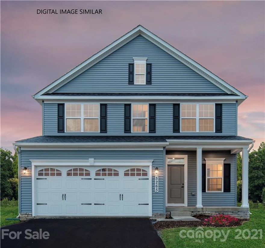 Cozy but still spacious 2 story home located in Union county in a great central location to Indian Trail, Waxhaw, Matthews & South Charlotte. This generous single family home features a stylish interior and the community features wooded homesites with included lawn maintenance. The Allegheny gives you the space you have been looking for.  Open kitchen to the dining area and great room.  The owner’s suite gives you the perfect space to relax at the end of the day.  With a highly desired second floor laundry there is no more running up and down the stairs.  This home features four bedrooms or convert one into a loft. Moore Farm will feature miles of natural walking trails and a Farm House style clubhouse and pool.  HOME IS TO BE BUILT. DELIVERY DATE IS SUBJECT TO CHANGE.