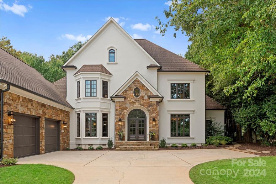 Beautiful home located on the 8th hole of the Peninsula Club. Located within walking distance of the clubhouse. Double doors lead to a grand foyer connected to an elegant dining room and billiards room. A spacious living room overlooks the back patio and golf course. Enjoy a newly renovated kitchen with modern appliances, new cabinet doors, walk-in pantry, and brand new countertops. The kitchen and small dining area lead to a newly renovated, screened-in porch with splendid new tile. Main bedroom on the first floor and includes access to the patio, two walk-in closets, and a newly renovated bathroom. Upstairs has two spacious bedrooms connected by a newly renovated jack-n-jill bathroom. New light fixtures throughout home. Third bedroom/office space also included and connected to a renovated full bath. Second floor includes a second spacious living area with fireplace. Third floor bedroom. Lovely backyard with plenty of shade. Lot is impervious exempt. HVAC -2018 units. Furnace: 2016.