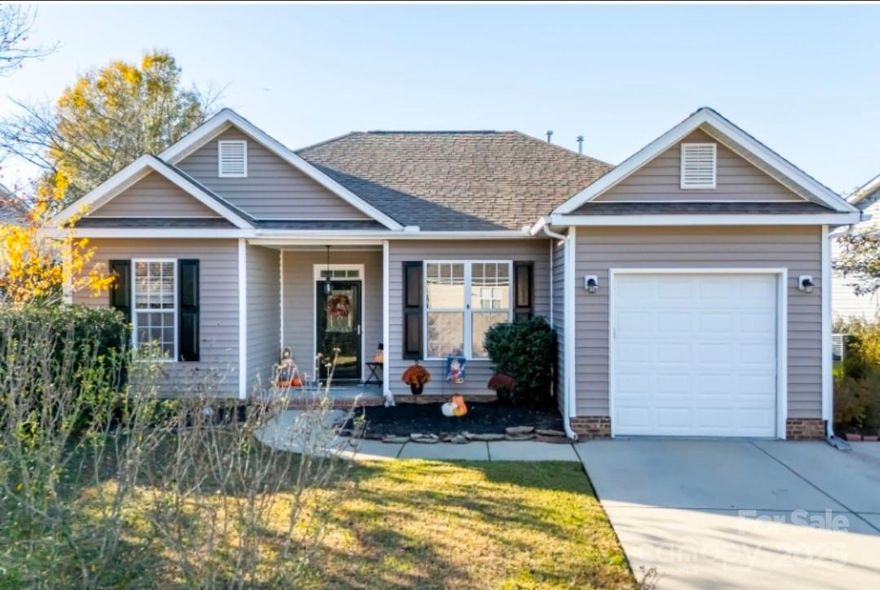 Charming Ranch in the Heart of Fort Mill!
Discover this beautifully updated 3-bed, 2-bath home tucked inside the desirable Steele Meadows community! Step into an open, airy floor plan featuring luxury vinyl plank flooring, vaulted ceilings, and a cozy gas fireplace that sets the perfect tone for everyday living. The perfectly sized kitchen shines with granite countertops, stainless steel appliances, and a new stylish tile backsplash, all opening seamlessly to the dining area for easy entertaining. The spacious primary suite offers a large walk-in closet and private ensuite bath, while plantation shutters add timeless character throughout. Enjoy outdoor living in your fully fenced backyard—complete with a storage shed and plenty of room to relax or play. With a Rinnai tankless water heater, new furnace and new garage door opener, this home is move-in ready and worry-free.
Perfectly positioned near I-77, shopping, dining, and top-rated Fort Mill schools, this gem delivers the ideal blend of charm and convenience.
Photos will be added 11/6