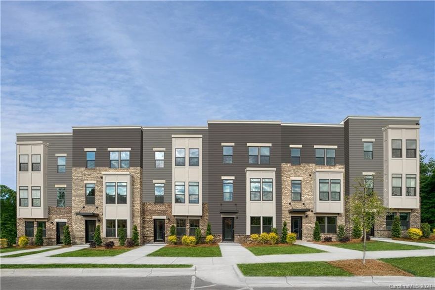 Cotswold area new construction, END UNIT townhome! Minutes from everything that Charlotte has to offer, enjoy city living at it's finest in a park-like setting.  Only 5 minutes to Uptown and South Park, enjoy easy access to Independence, Randolph Road and 277/77/85.  This 3-story townhome offers expansive open-concept living, a side by side 2 car garage and all the conveniences of city living without the maintenance. This home features a large kitchen with massive island, stainless appliances, tile backsplash, a spacious owner's suite with a large walk-in closet, LVP flooring on the entire main level, and more! Call for information!