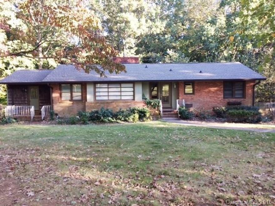 Rancher w/full basement on .8 Acre. Home needs TLC but can be a show place. Sit on your screen porch or deck overlooking the private bkyrd. Walking distance to Cleveland County Club. Kitchen has some updates. Family/dining room w/ hardwoods floors, rec room off kitchen. Plenty of cabinets throughout the kitchen. Basement features two finished rooms plus more rooms for storage/wksh. Sold AS IS.