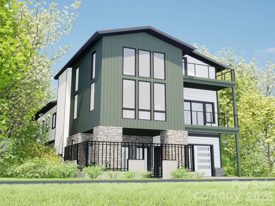Introducing a proposed construction Courtyard Villa lot/home package tucked within the gated Villages at Crest Mountain, offering refined mountain living just minutes from downtown Asheville. Designed for those who value beauty, comfort, and ease, this detached residence is planned to feature sophisticated finishes, inviting outdoor living, and a private interior elevator for seamless access between levels. Outdoor spaces include a lower-level covered patio, a covered porch and an expansive rear deck on the main level and an upper-level deck, creating multiple outdoor living areas designed to enhance the home’s elevated setting and support both relaxation and entertaining. Planned interior features include 9-foot ceilings, hardwood floors, granite countertops, quality wood cabinetry, Thermador stainless steel appliances, and a vented gas fireplace with granite surround. HardiePlank siding, a tankless water heater, dual-fuel HVAC, and thoughtful construction details throughout reflect the quality and craftsmanship behind the home. This is a rare opportunity to personalize a luxury lock-and-leave residence in one of Asheville’s most distinctive gated communities.