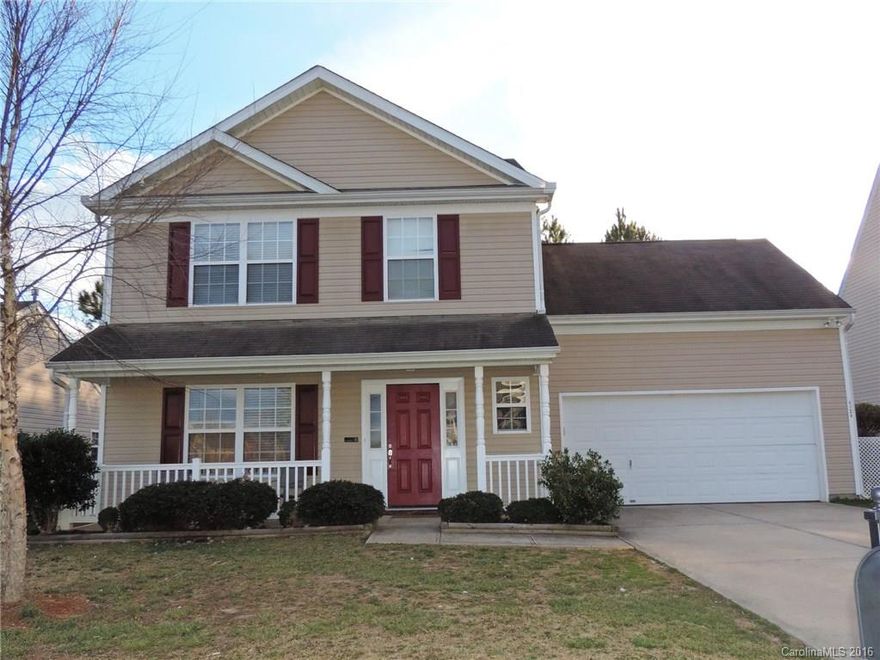 Rock on the front porch of this Immaculate home! Well maintained inside and out. Hardwoods in Dining Room and Living Room with built in bookshelves and a gas fireplace. Kitchen with a sunny breakfast area, tile backsplash and electric cooking. Covered patio in the backyard makes a great place for entertaining. Fully Fenced yard. Bonus room with vaulted ceiling. Master Suite with separate shower and garden tub. Refrigerator, Washer and Dryer to stay.