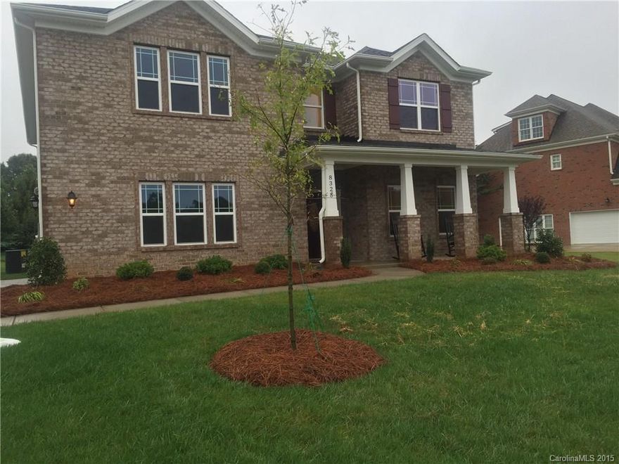 Beautiful model home with screened porch in great Mint Hill community. Numerous upgrades throughout home. Harwoods downstairs. Kitchen with stainless steele appliances and tile backsplash. 42" Cabinets. Island. Master bath has separate tub and shower. Tile surround and tile floor.  Builder is offering up to 2% of purchase price in closing costs with preferred lender.