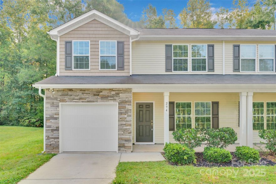 Excellent opportunity for first-time homebuyers or savvy investors! This spacious end-unit, two-story townhome, open floor plan offers 3 bedrooms and 2.5 bathrooms, featuring fresh interior paint, brand-new carpeting, and granite countertops. Spacious walk in closet in primary bedroom, laundry located on second floor and attached garage with room inside for storage. Enjoy the privacy of backyard with no HOA restrictions, all nestled in a quiet, established neighborhood. Convenient to major interstate. Don't miss out on this affordable opportunity!