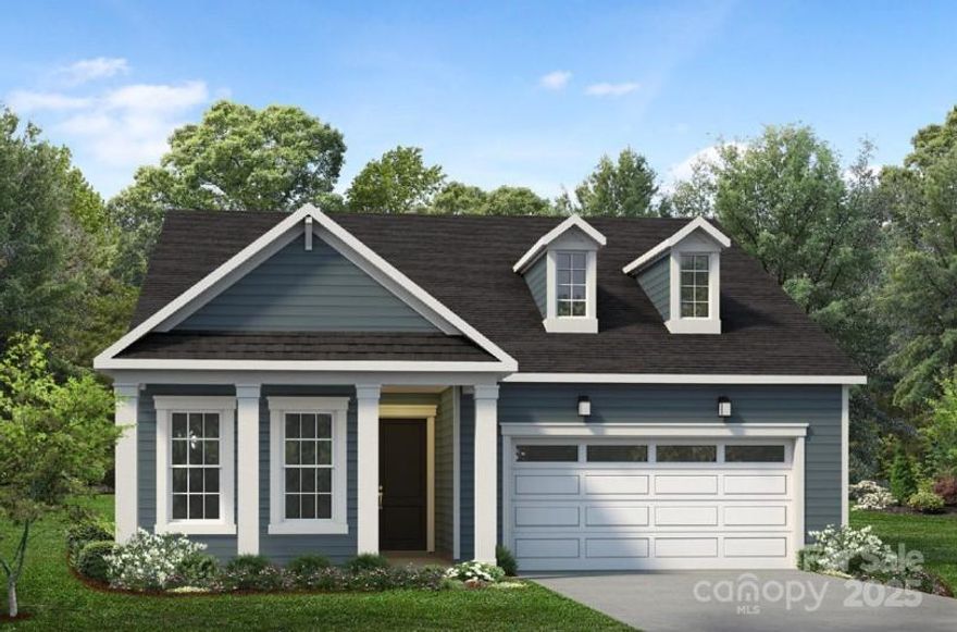 Ask your sales consultant about our limited time special incentives! This Trawick plan is a joy to call home with 4 bedrooms, 3 full bathrooms, and a flex space and loft. The foyer offers a lovely view of the elegantly appointed great room with rear covered patio, central to the well-designed kitchen complete with an airy casual dining area, large center island with breakfast bar, plenty of counter and cabinet space, and a sizable walk-in pantry. Enhancing the serene primary bedroom suite area features a walk-in closet and marvelous primary bath with a dual-sink vanity, a luxe shower with seat, linen storage, and a private water closet. Secondary bedrooms feature large closets and a shared hall bath. Added upstairs includes loft, full bath and additional bedroom. Amenities projected for completion in 2026; clubhouse, fitness center, outdoor pool, cabanas, hot tub, pickleball and tennis courts, bocce ball, grilling & firepit areas!