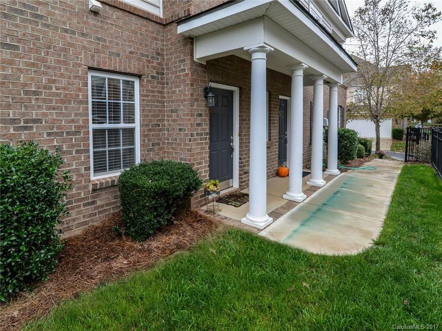 Prepared to be impressed with immaculate 3 bedroom 2 1/2 bath condo with a 2 car garage. Open and airy this home has it all! Upgraded kitchen features 42" cabinets with crown molding, granite countertops/backsplash and stainless appliances. 1st floor boasts hardwood floors throughout. Custom built cabinets on each side of fireplace. Relax in your private master suite with trey ceiling and spacious master bathroom. Built-in garage shelving. Minutes to the Ballantyne conveniences. A MUST SEE!!!