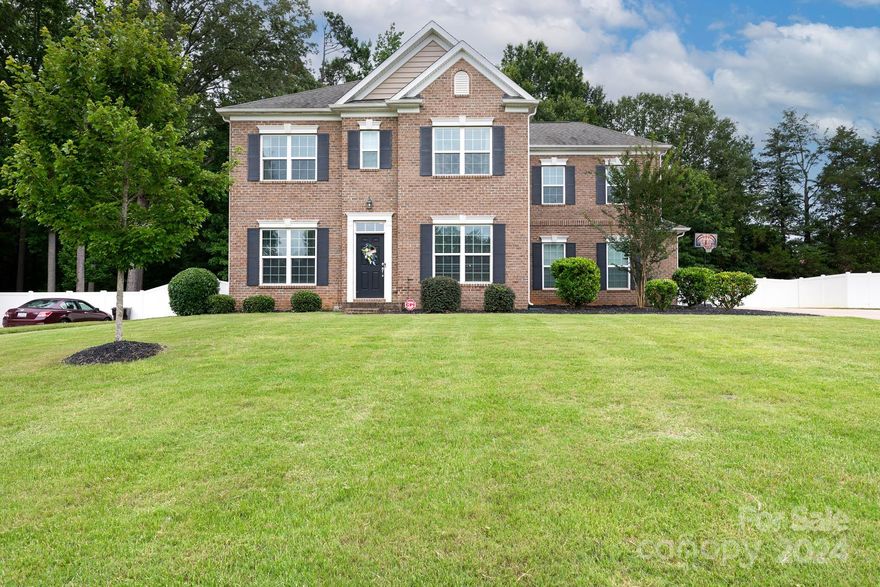 Welcome to your dream home in The Parks Subdivision! This stunning home boasts timeless elegance with its full brick exterior. With 3 bedrooms, 2.5 baths, office and loft spread across 2833 sq ft, this spacious home offers comfortable living. The heart of the home is the inviting great room featuring a cozy gas log fireplace, perfect for gatherings and relaxation. The well-appointed kitchen is a chef's delight, while the adjacent dining area provides a lovely space for sit down meals. A sunroom off the back adds an extra touch of charm, providing a bright and airy retreat for enjoying the scenic views of your privacy-fenced backyard. Enjoy the convenience of a 2 car attached, side load garage and revel in the privacy of your outdoor space. Plus, it is just across the street from the community amenities ensuring endless entertainment options. Don't miss the chance to make this house your forever home!